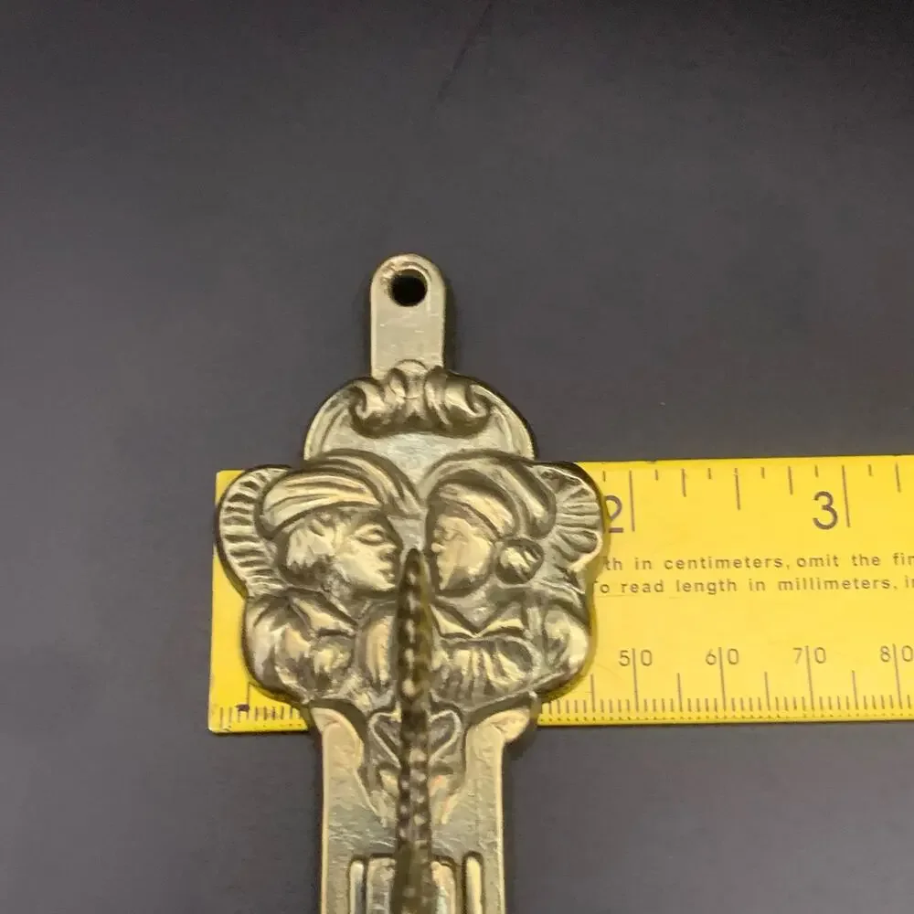 Vintage French Bronze Serpent Dragon Fish Wall Hook